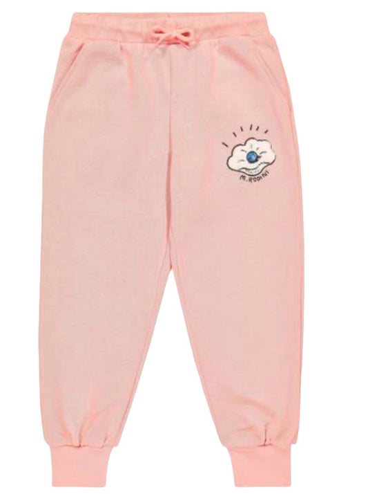 Mini Rodini Seashell cotton pants in pink, 7-9 years