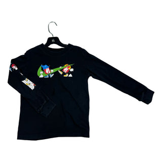 Nike black long sleeve w/characters, youth xsmall