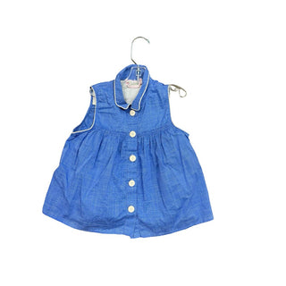 Bonpoint Blue Dress with Collar, 4 years