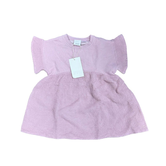 Zara Pink Sweater T-Shirt Dress, 3 years