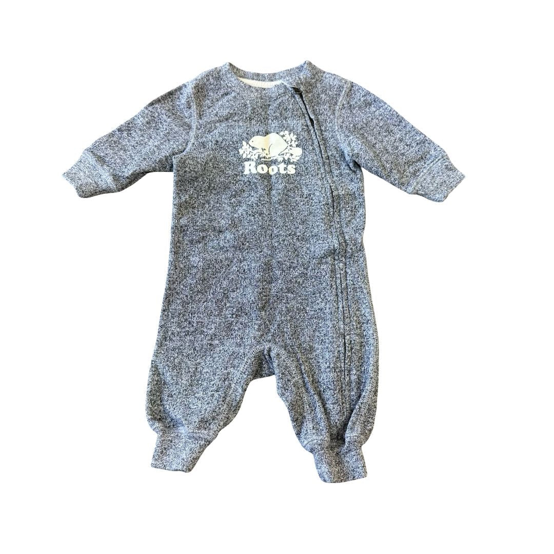 Roots Salt & pepper sleeper/playsuit, 3-6 months