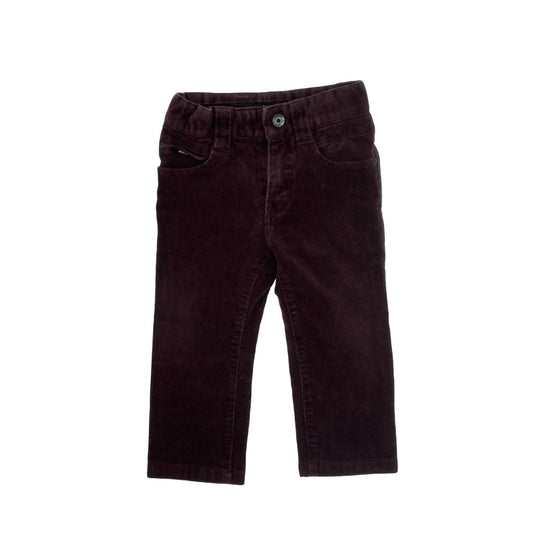 Hugo Boss Burgundy Corduroy Pants, 18 months