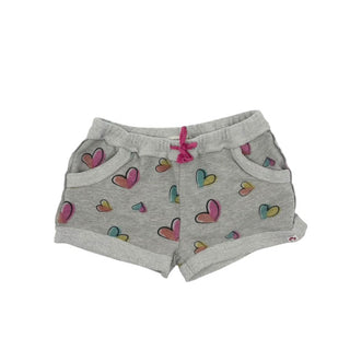 Appaman Grey Shorts with Hearts, 8 years