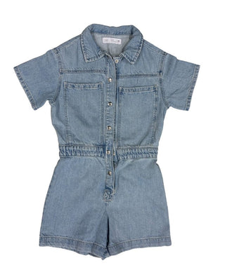 Zara Denim Romper, 7 years