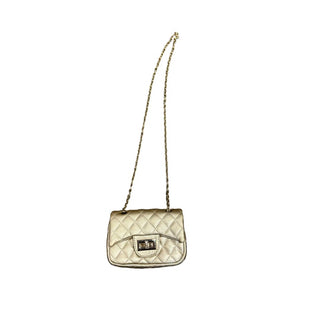 No Name Gold Purse with Gold Chain Shoulder Strap, o/s