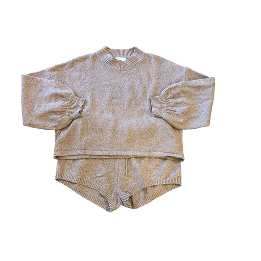 Rylee + Cru knit set, womens small