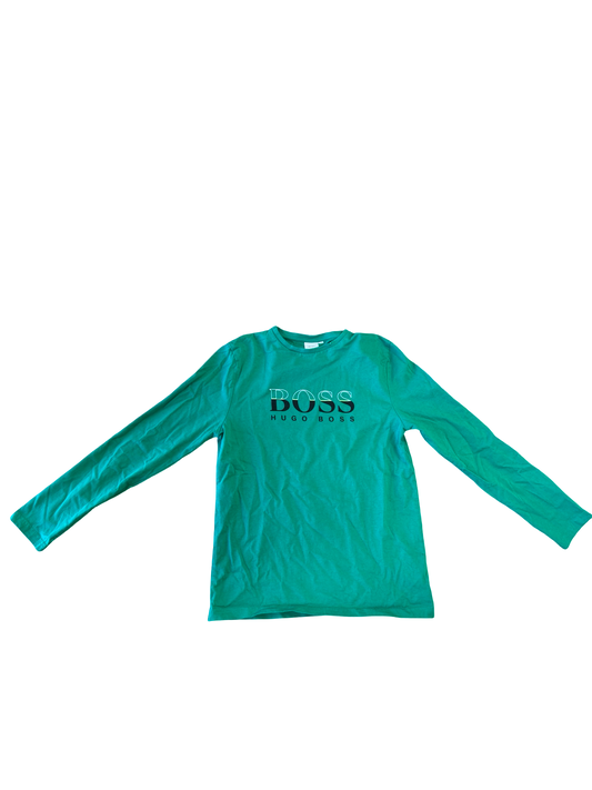 Hugo Boss green long sleeve, 12 years