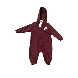 Rylee + Cru sample hooded playsuit, 6-12 months