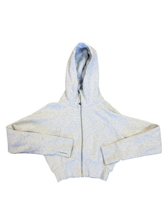Lululemon grey zip hoodie, xxs