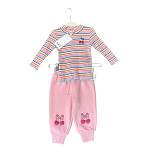 Hux sample Rib Top and Sweatpant Set, 6-12 Months
