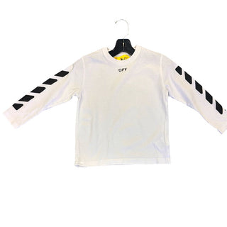 Off White white long sleeve, 4 years