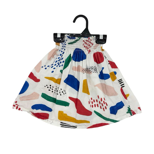 Bobo Choses white colour pattern skirt, 12-n 18 months