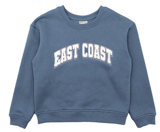 Feather 4 Arrow East Coast Oversized Sweatshirt Dusty Blue Brand New with Tags, 6-7 years