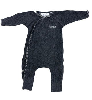 Cozysuit Charcoal Sleeper with Snaps, Newborn