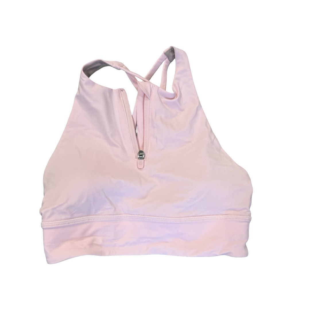 Lululemon Pink sports Bra with Quarter Zip, 4