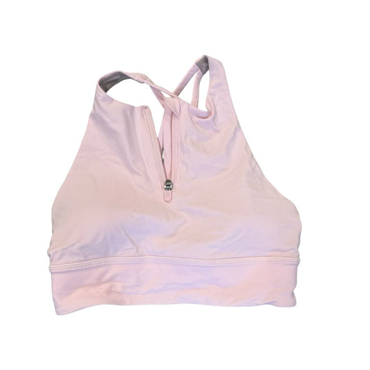 Lululemon Pink sports Bra with Quarter Zip, 4