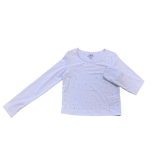 MIA New York White w/sparkles long sleeve, Small