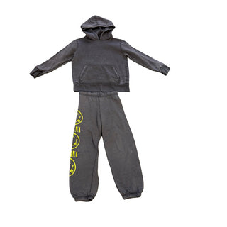 Rowdy Sprout Charcoal grey Nirvana sweatshirt/pant set, 8 years