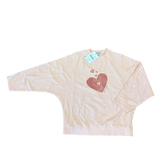 Tocoto Village new w/tags pink hearts sweatshirt, 10 years