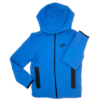 Nike Blue Zip-Up Sweater, medium