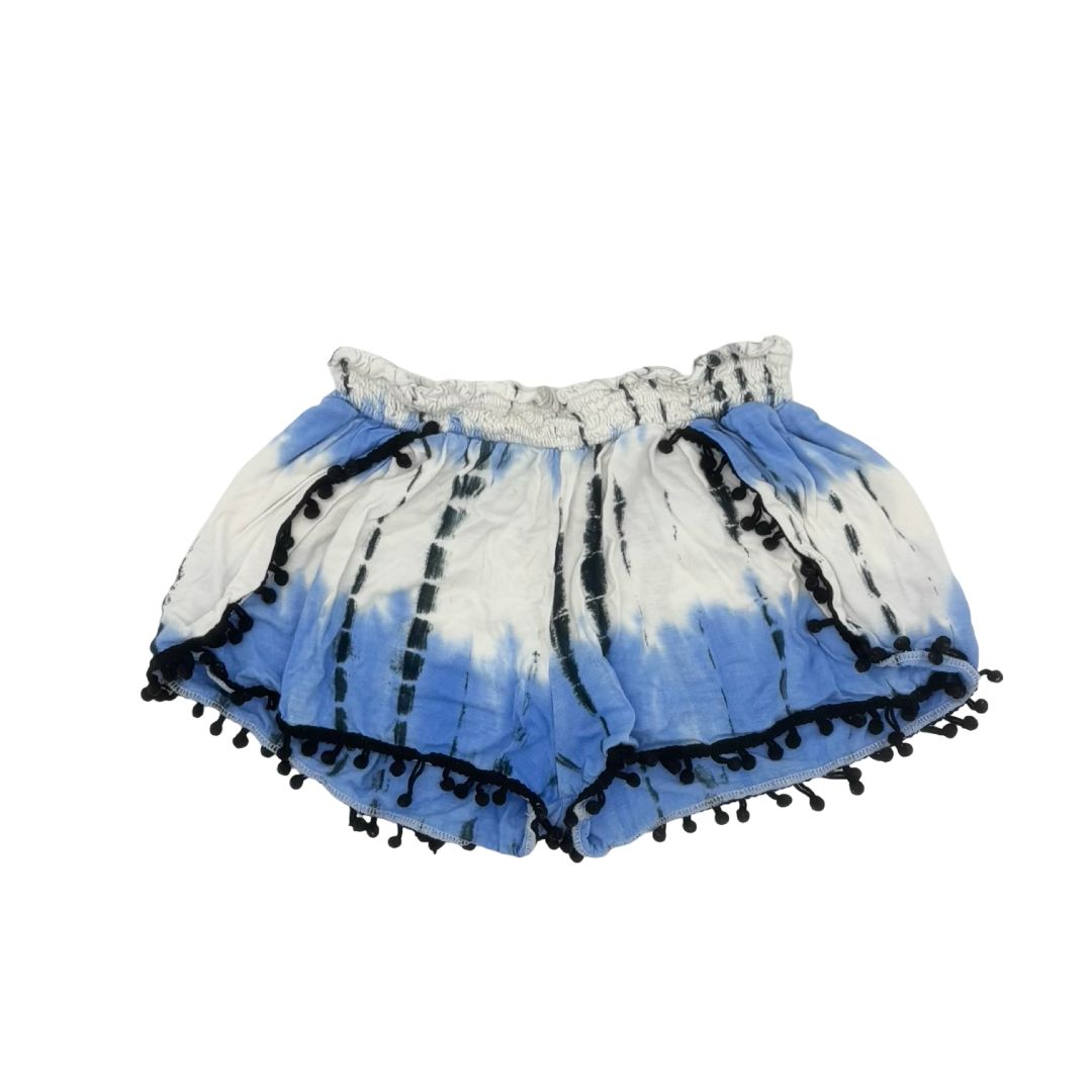 Flowers By Zoe Blue, Black and White Tie-Dye Shorts, medium