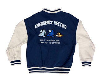 Zara Among Us Embroidered Sweater-Jacket, 8-9 years