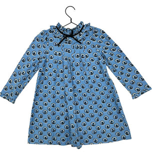 Bonpoint blue floral dress,  6 years