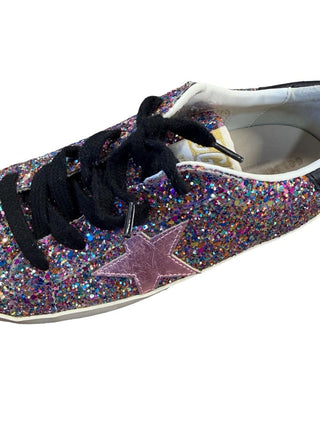 Golden Goose sparkle all over shoes, eu 34 ( approx. big kid 3.5 us)
