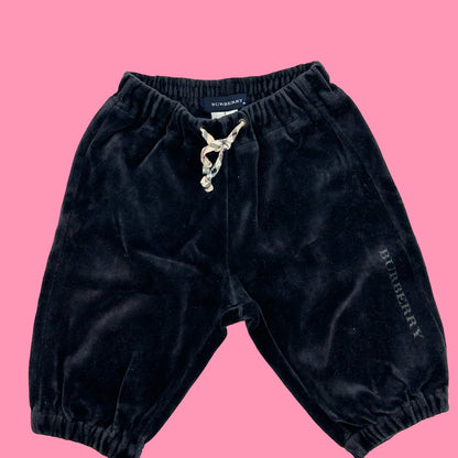 Burberry velour sweatpants, 9m