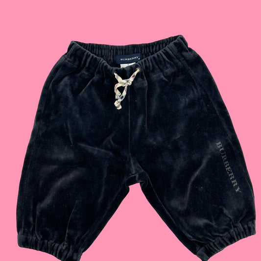 Burberry velour sweatpants, 9m