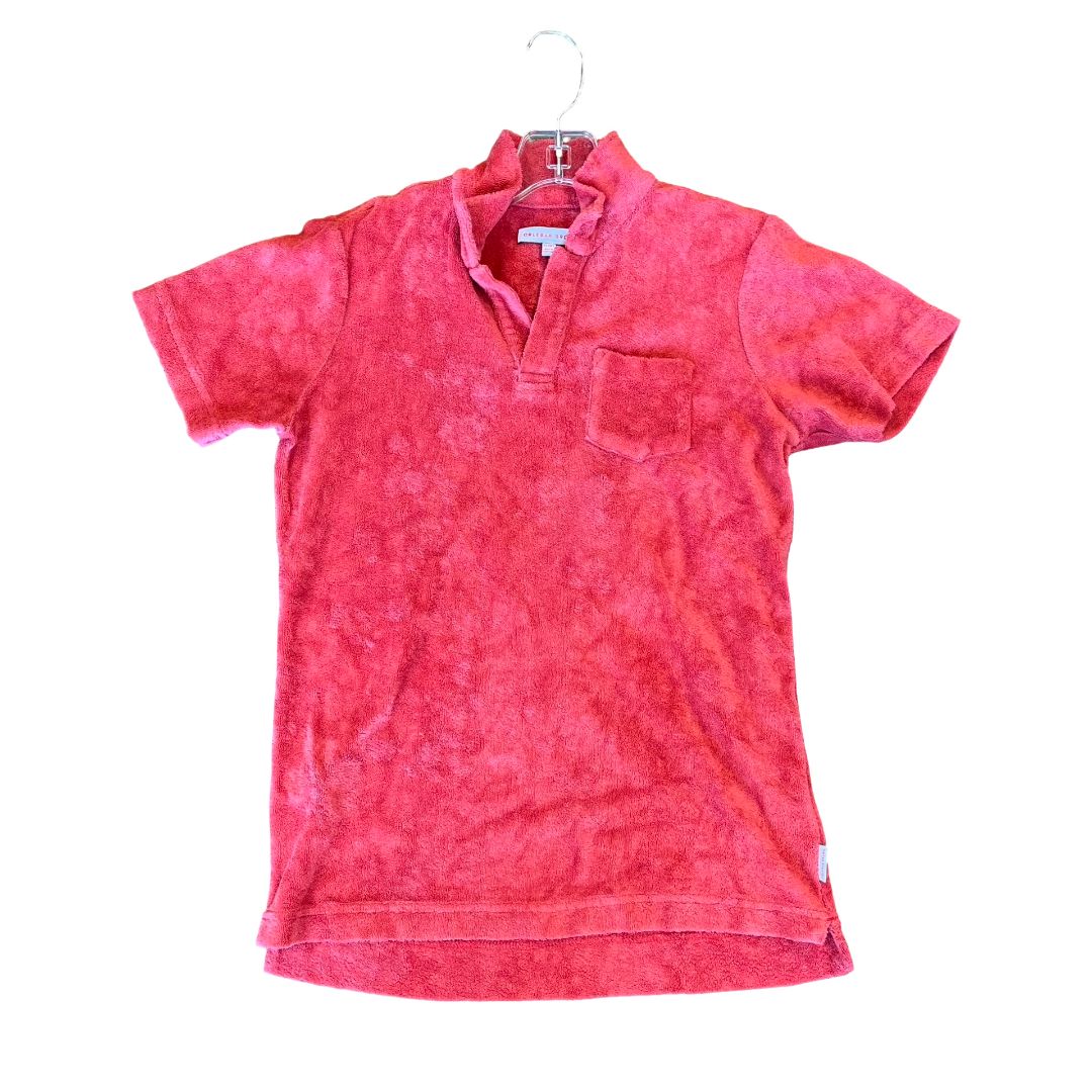 Orlebar Brown coral trry cloth polo, 10 years