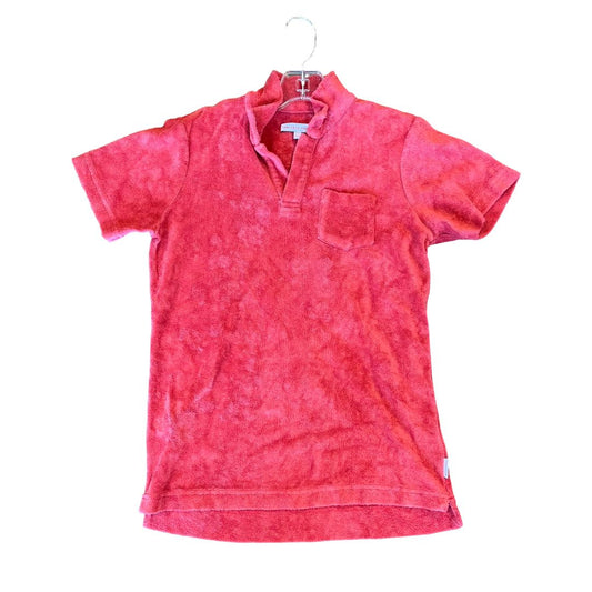Orlebar Brown coral trry cloth polo, 10 years