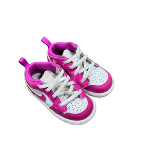 Nike Hot Pink and White with Side Velcro, 7 little kid