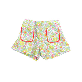 Jacadi Green liberty floral print shorts, 4 years