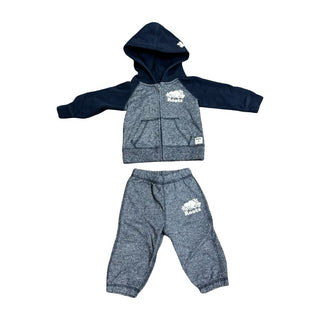 Roots Navy Sweatset, 6-12 months
