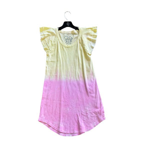 Chaser Yellow and Pink Ombre Dress, 8 years