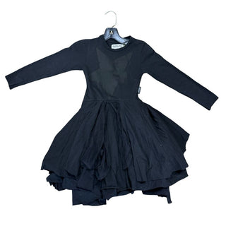 Nununu Black Long Sleeve Dress with Skirt, 3-4 years
