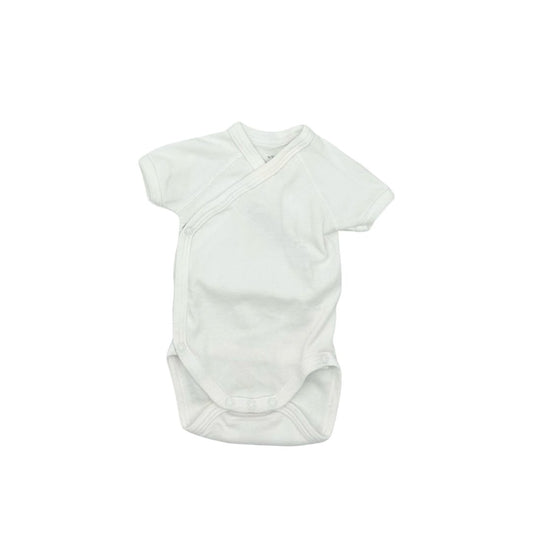 Petit Bateau crossover onesie, newborn