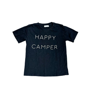 Joah Love Black Happy Camper T-shirt, 8 years