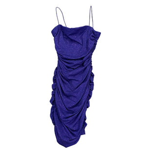 B. Darlin Sparkly Purple Spaghetti Strap Dress, youth 1-2