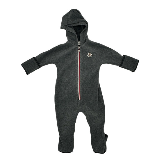 Moncler fleece full body jacket, 12-18 months