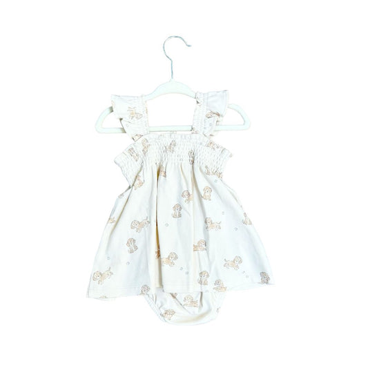 Quincy Mae Smokey jersey dress new with tags, 3-6 months