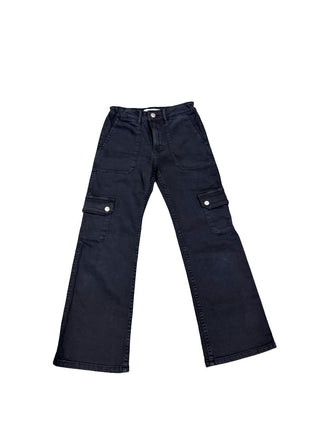 Zara black denim flared pants, 9 years
