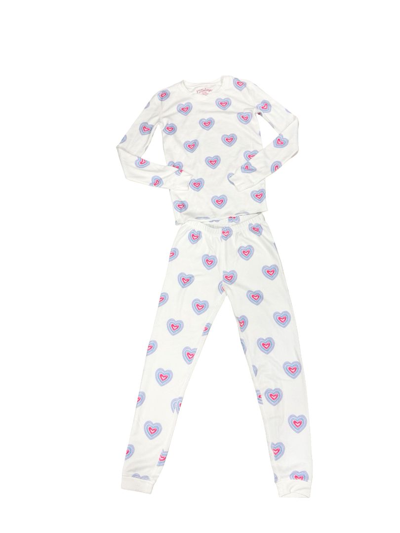 PJ Salvage Heart Pajama set, 12-14 years