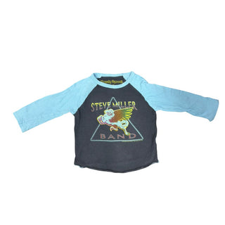 Rowdy Sprout Blue Steve Miller Band Long Sleeve, 2 years