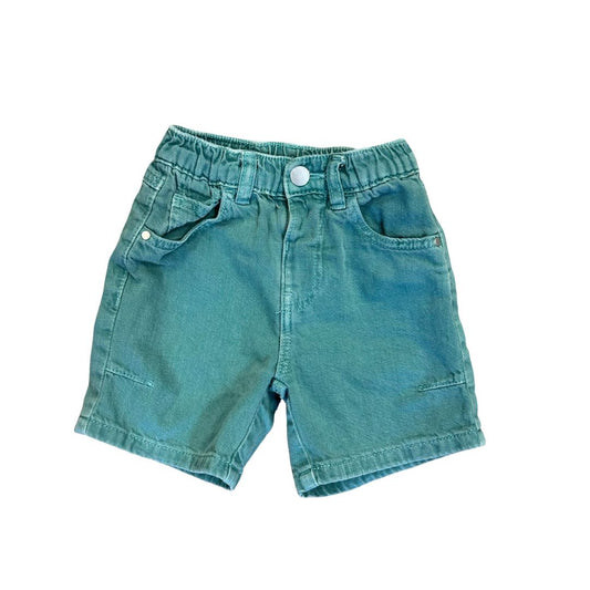 Zara Green Denim Shorts, 1.5 years