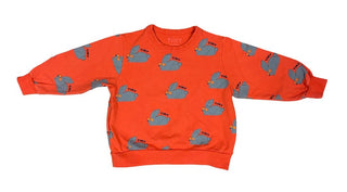 Tiny Cottons Orange Bunny-Print Sweatshirt, 6 years