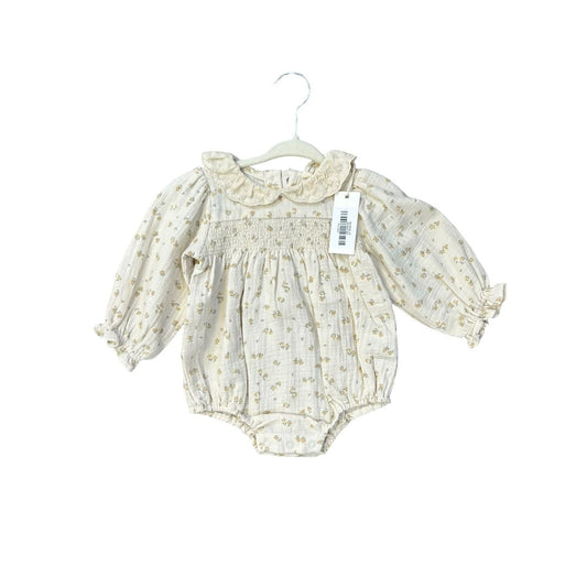 Quincy Mae Sample Romper, 3-6 Months