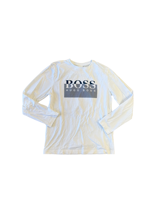 Hugo Boss long sleeve white shirt, 12 years