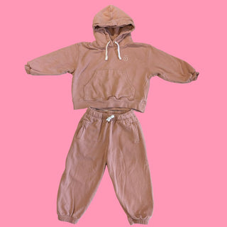 Gray Label pink set, 1-2y